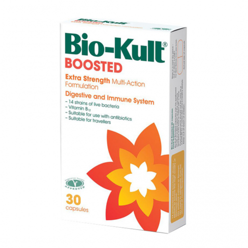 Bio-Kult Boosted Πανίσχυρη Φόρμουλα 14 προβιοτικών στελεχών με βιταμίνη Β12 30 κάψουλες 